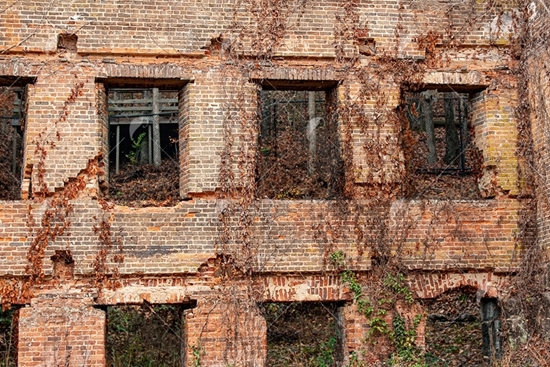 Picture of Abandoned Red Brick Building 3