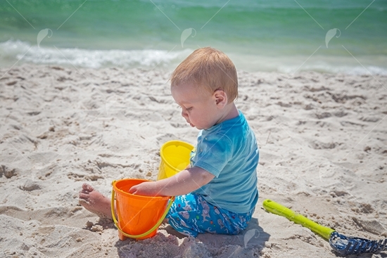 Picture of Baby Boy Buckets on the Beach 2