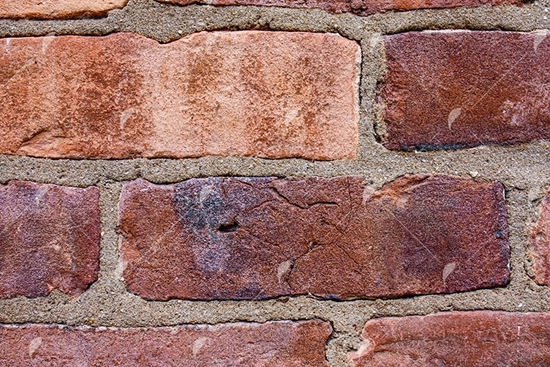 Picture of Old Red Brick Background 6