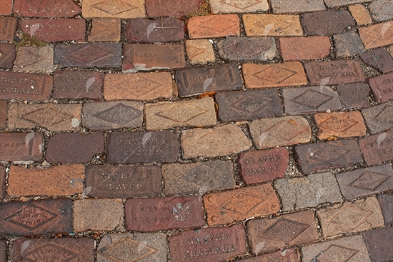 Picture of Old Red Brick Road Background