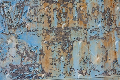 Picture of Rusted Blue Metal