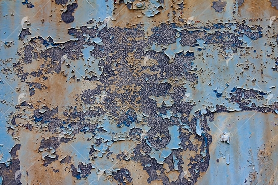 Picture of Rusted Blue Metal 3