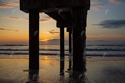 Picture of St. Augustine Beach Pier Sunrise
