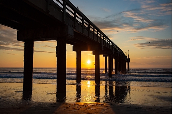 Picture of St. Augustine Beach Pier Sunrise 3