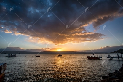 Picture of Sunrise On the Sea of Galilee 2