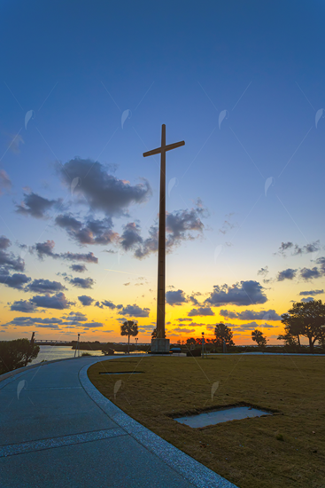 Picture of Mission Nombre De Deos Sunrise Cross