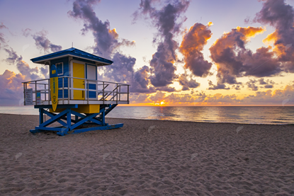 Picture of Sunrise Hollywood Beach Lifeguard Station