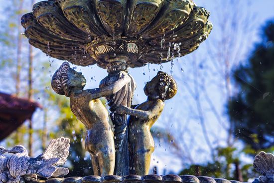 Picture of Lakeland Cherib Garden Fountain close