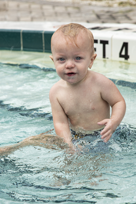 Picture of Baby boy In The Pool