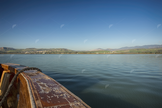 Picture of Boat on the Sea of Galilee