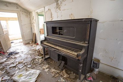 Picture of Abandoned House Piano